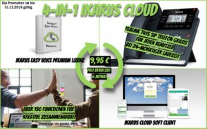 4-in-1 IKARUS CLOUD Telefonie